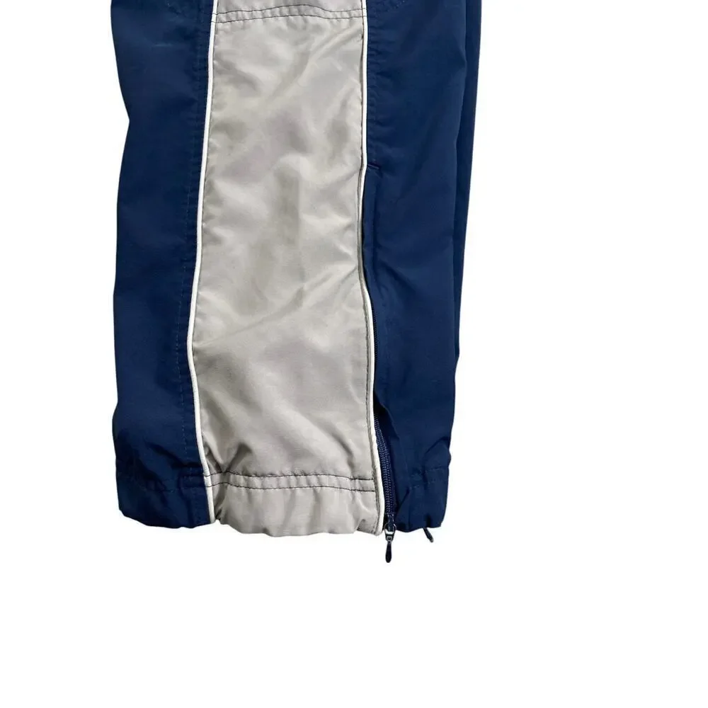 Nike Boys Blue & Gray Track Pants – Size Medium (10-12) – Y2K Vintage Style